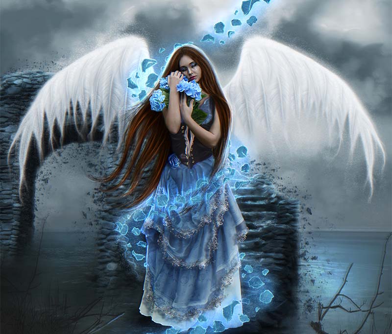 Angel Azul